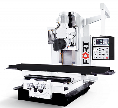 UNIVERSAL VERTICAL MILLING MACHINES WITH ROTARY MILLING HEAD