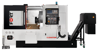Turning machining centers with milling function, Y axis and subspindle